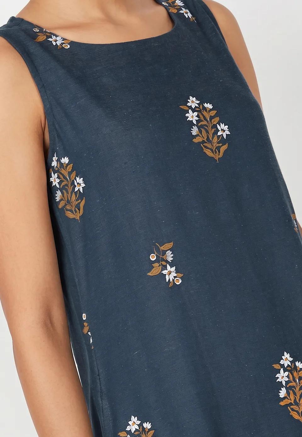 Ethnic Motif A-Line Dress