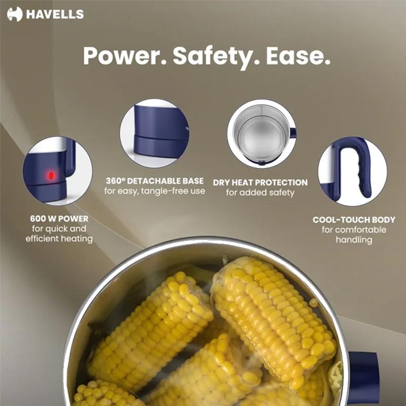 Havells Steamor 1.2 L Multicook Kettle