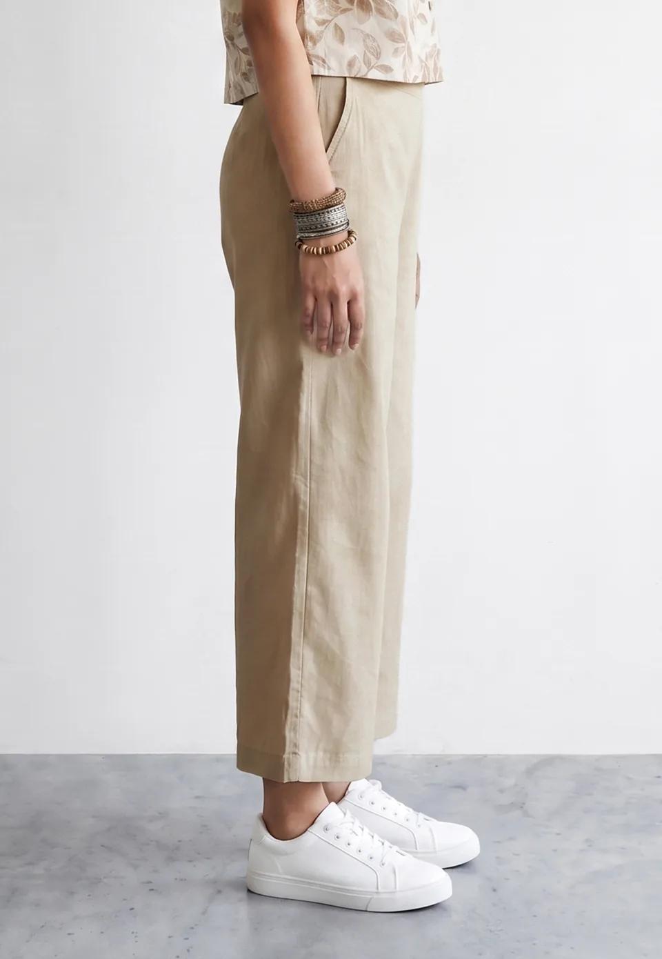 Solid Straight Pants - product media