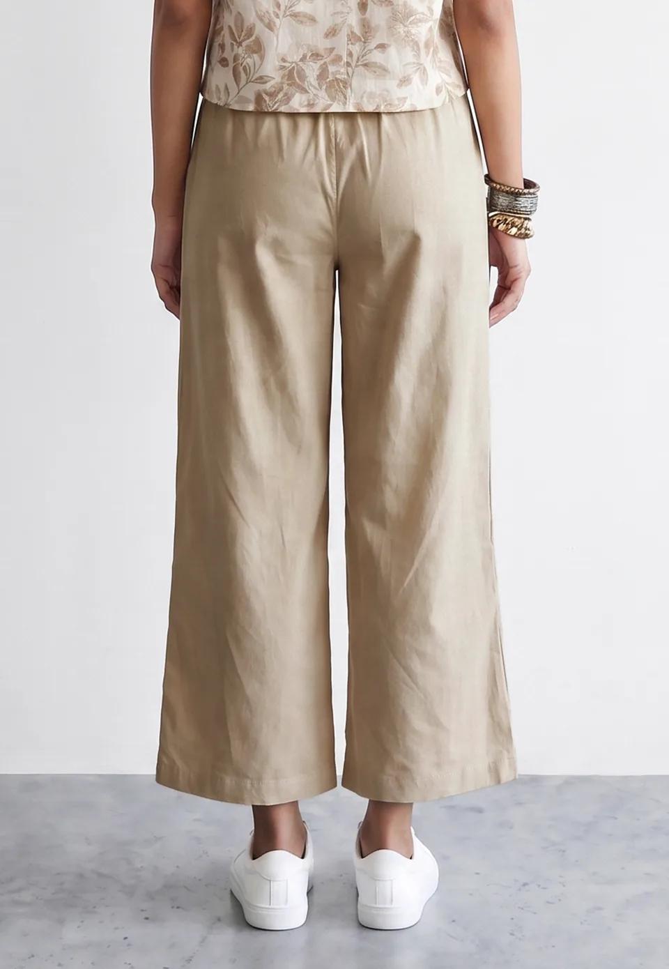 Solid Straight Pants - product media
