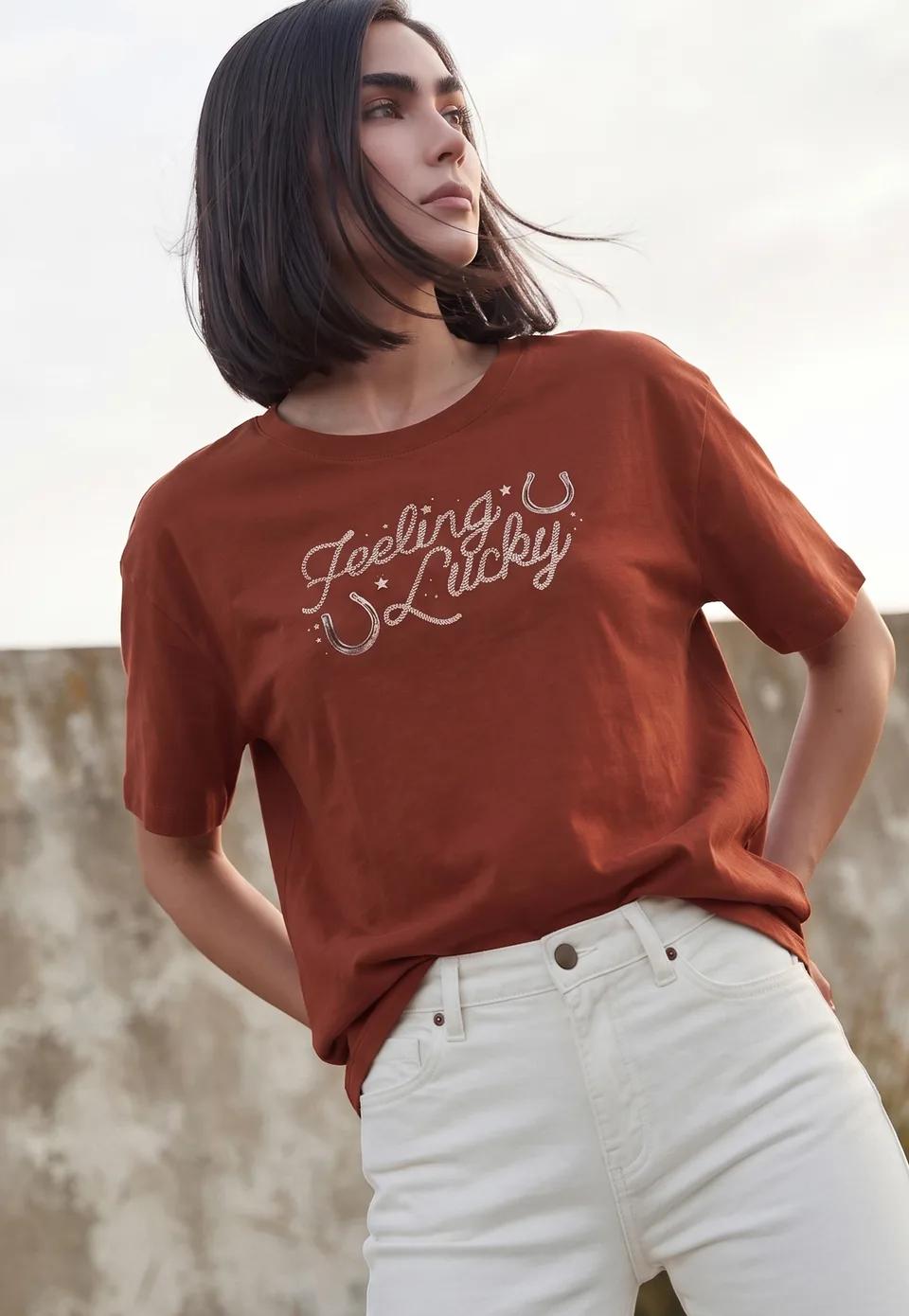 Typographic Print T-shirt