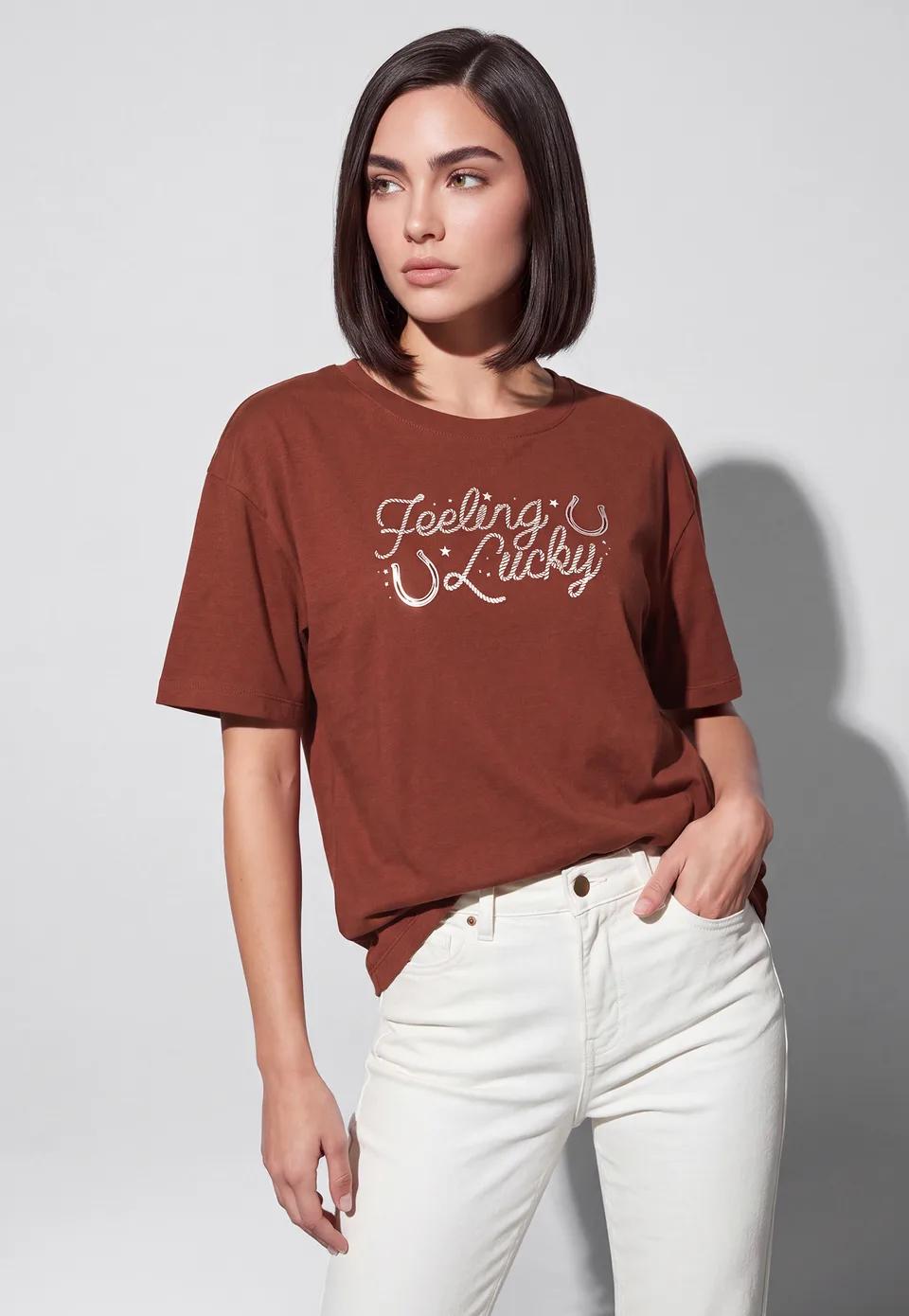 Typographic Print T-shirt