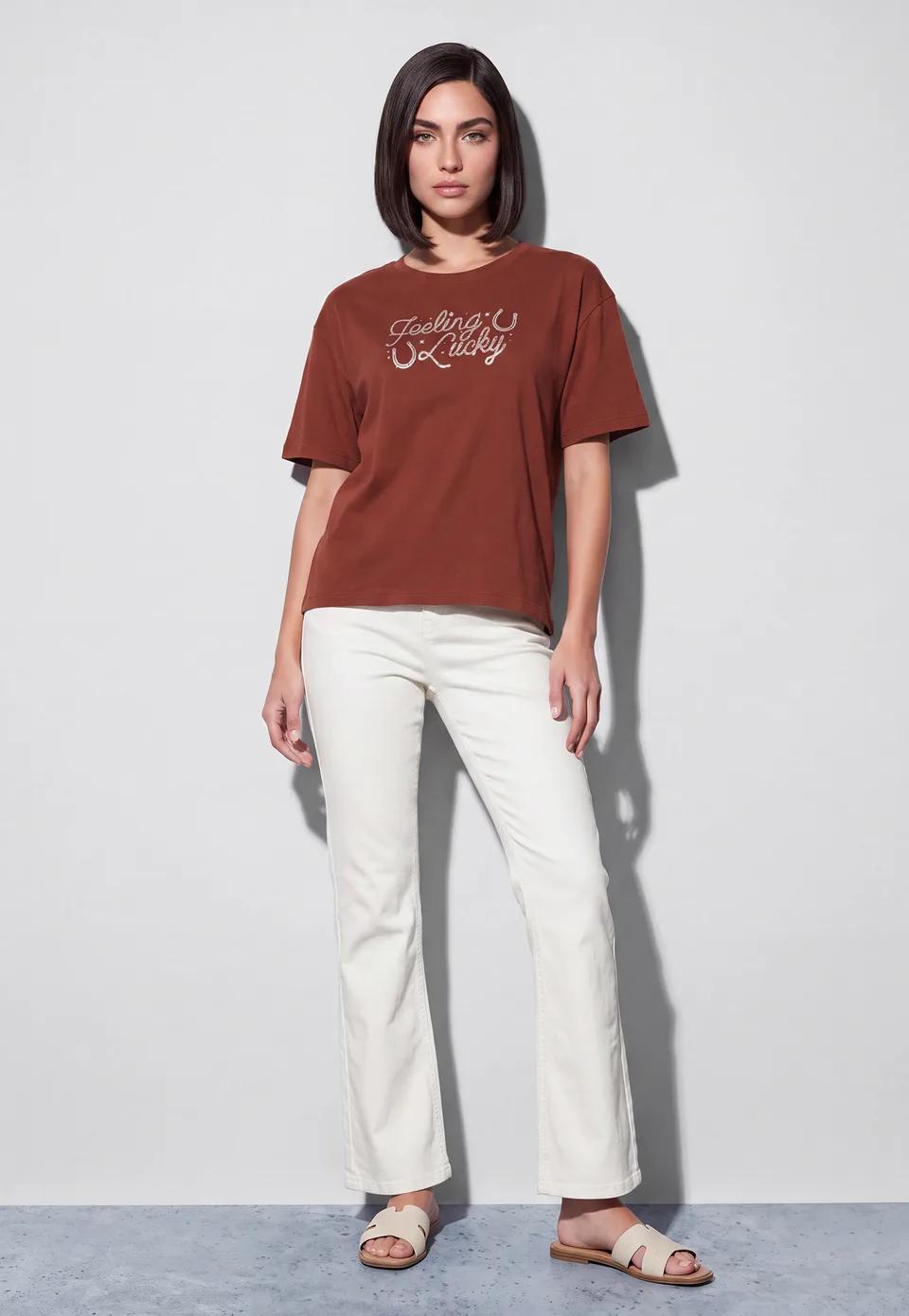 Typographic Print T-shirt