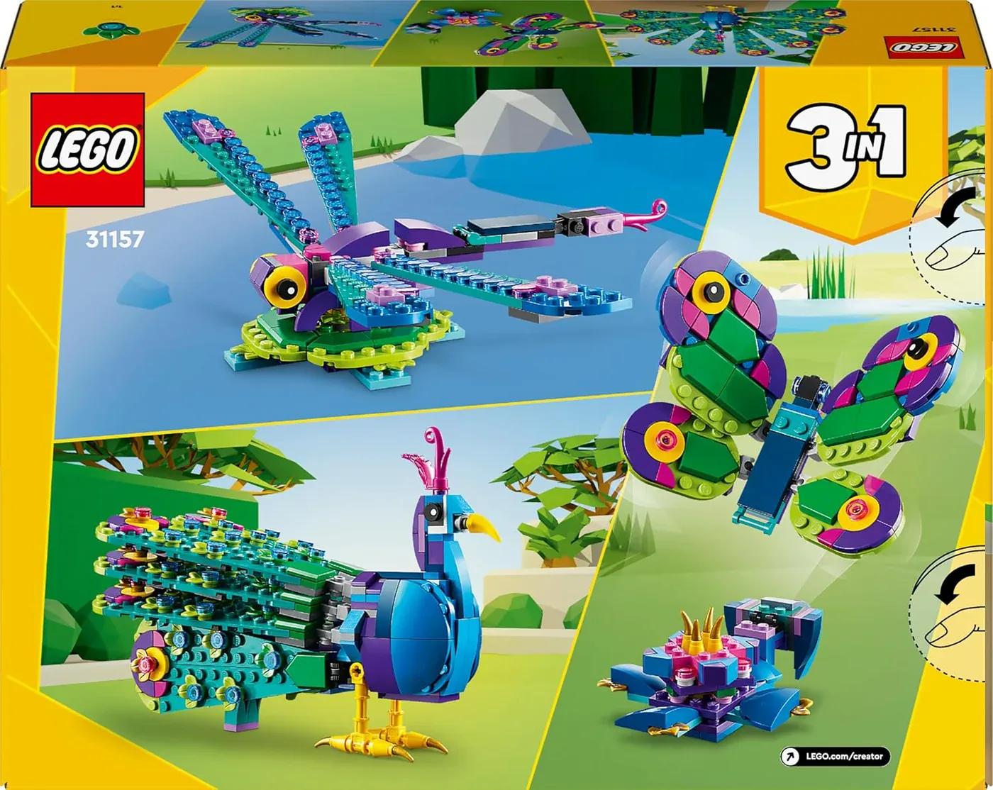 LEGO Creator Exotic Peacock 3in1 Toy Set