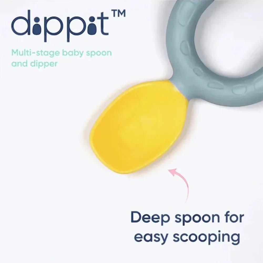 Bibado Dippit Multi Stage Baby Weaning Spoon and Dipper… - product media