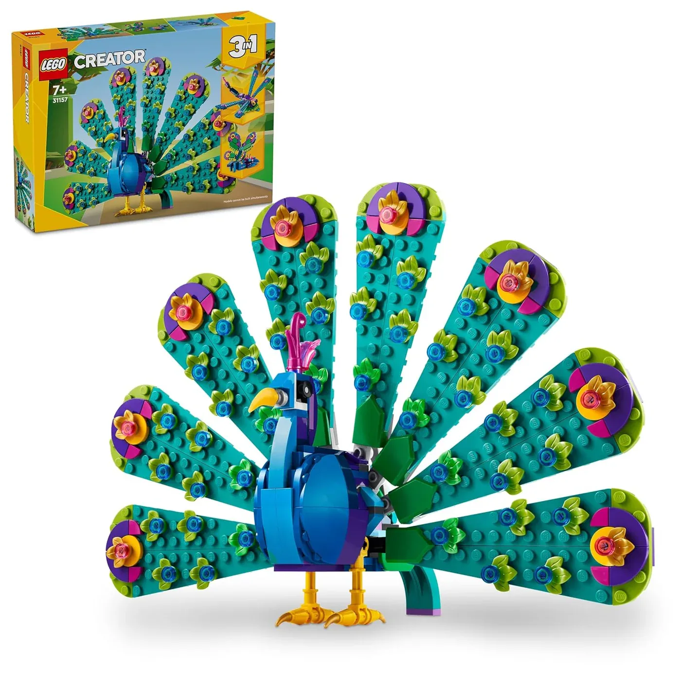 LEGO Creator Exotic Peacock 3in1 Toy Set