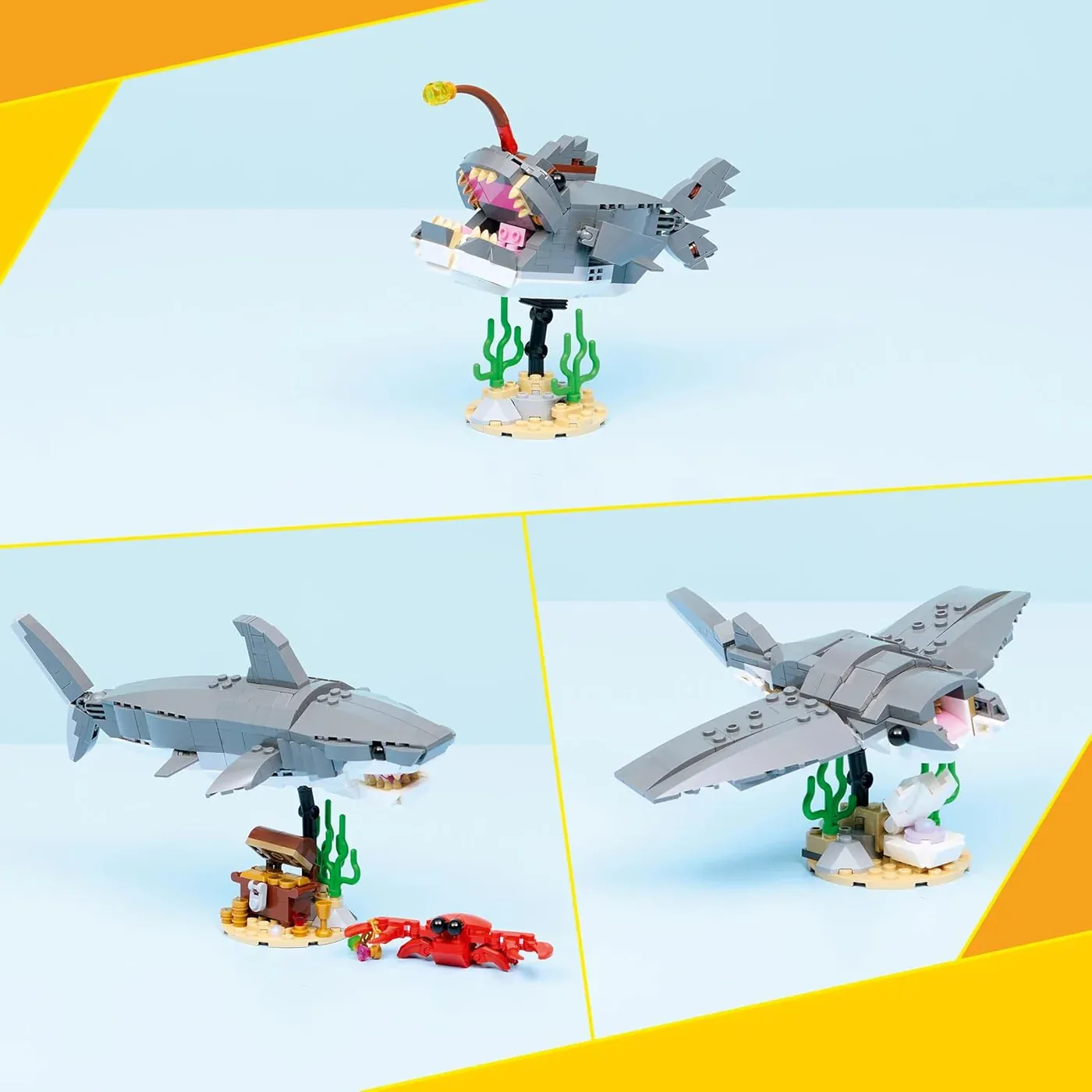 LEGO Creator Fierce Shark with a Treasure Chest Toy