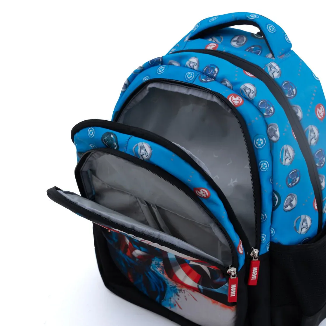 Novex Snug-On Captain America Printed Boy Kids School B…