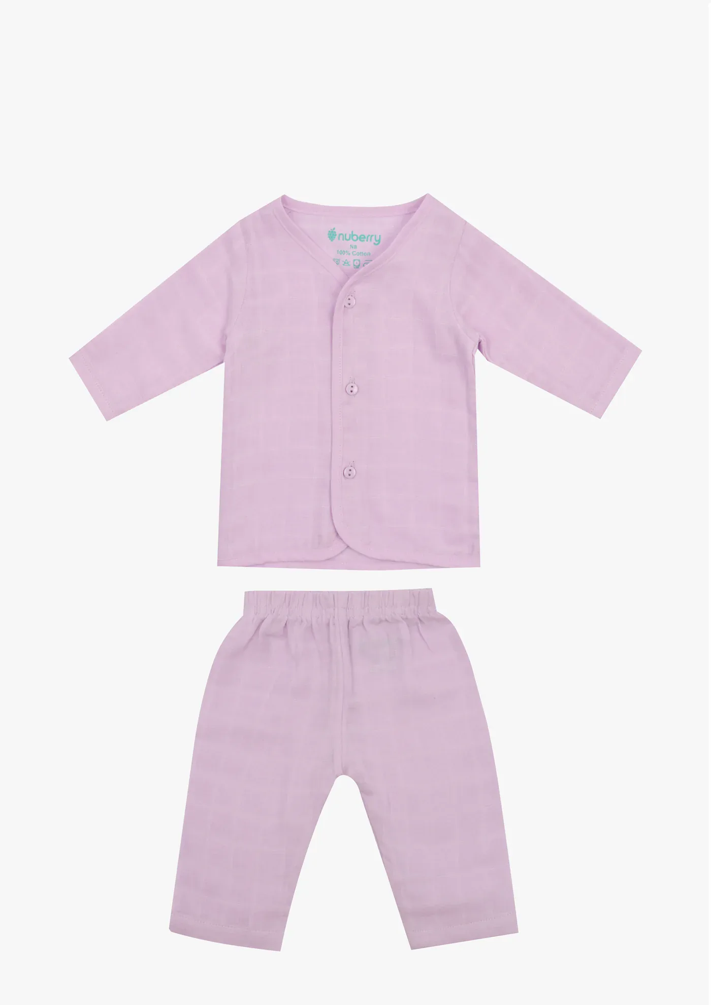 Nuberry Muslin Jabla Full Sleeve and Pants