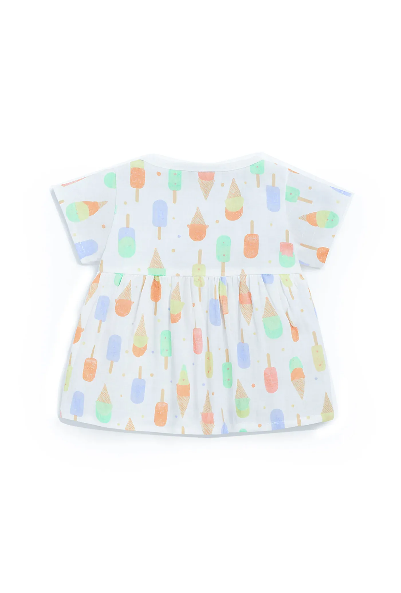 Nuberry Soft Muslin Half Sleeve Frock