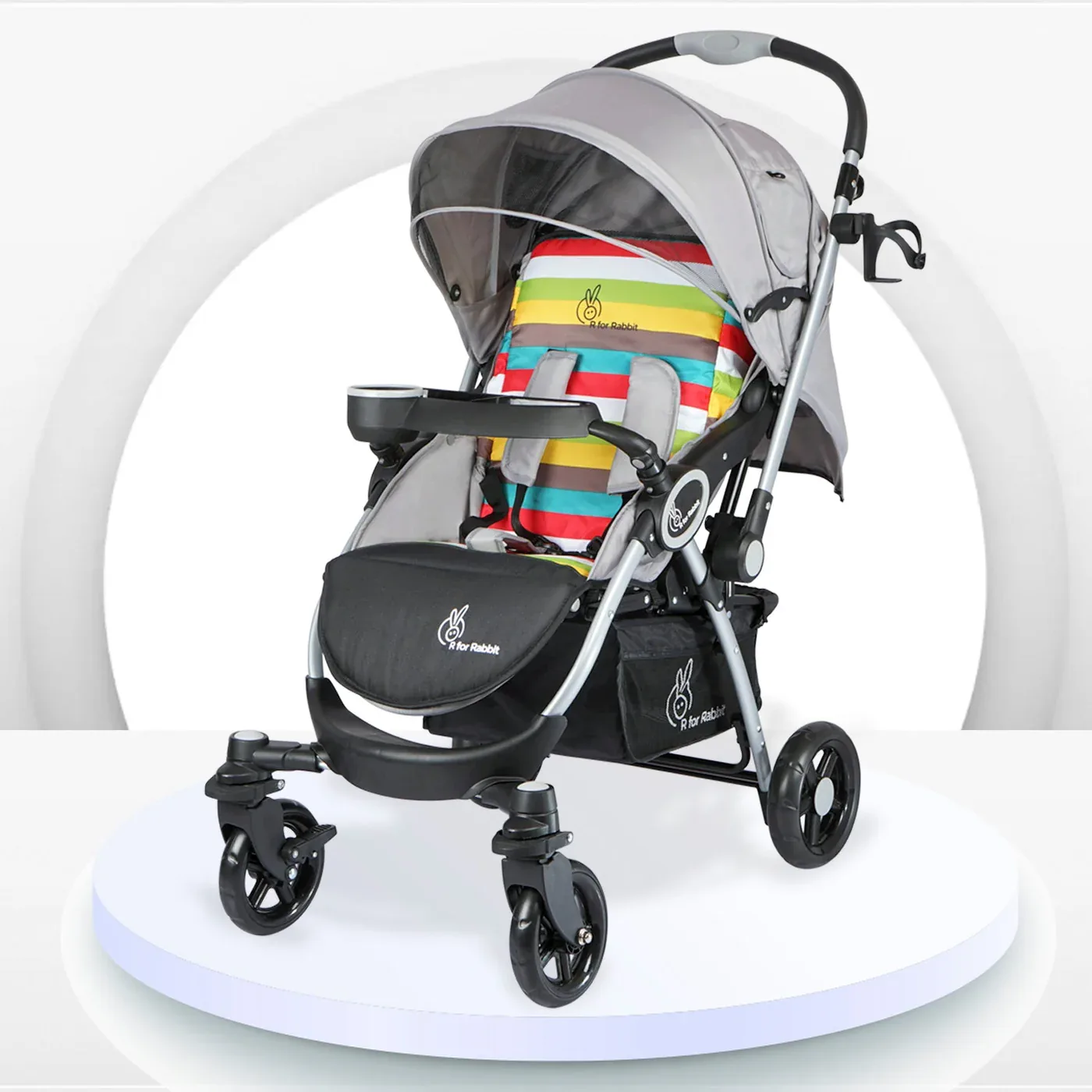 R for Rabbit Chocolate Ride Multicolor Stroller