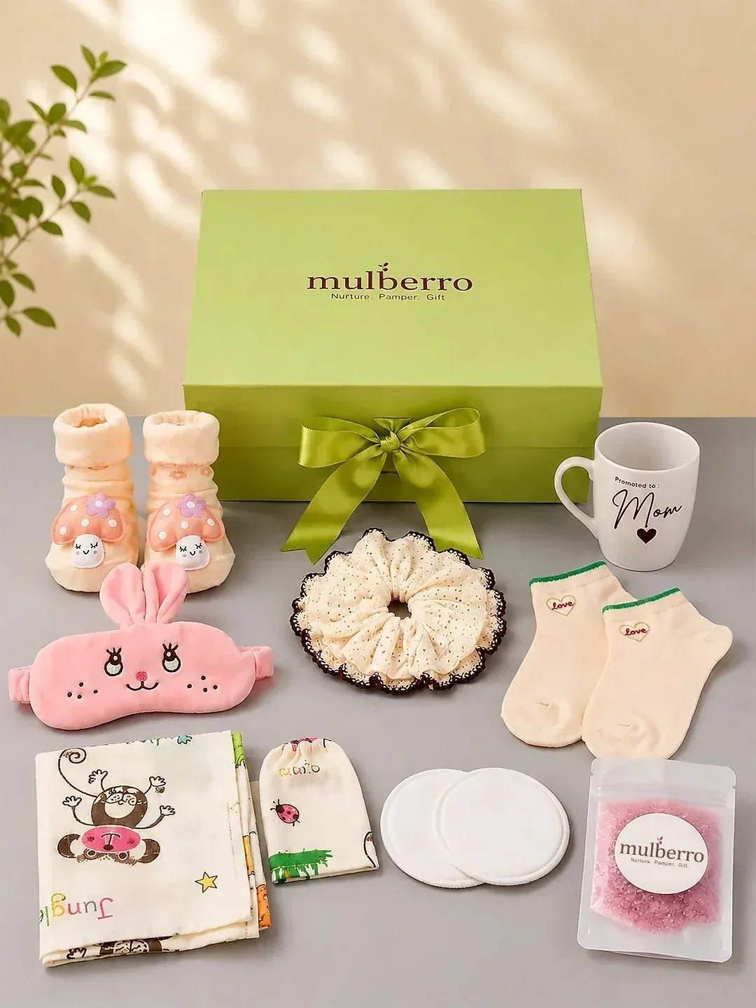 Mulberro New Mom | Postpartum Care | 14-Piece Green Box…