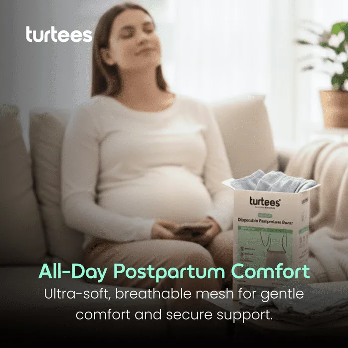 Turtees Disposable Postpartum Underwear 8Pcs